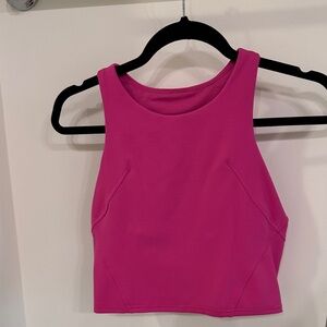 Lululemon Athletica Magenta Crop Top